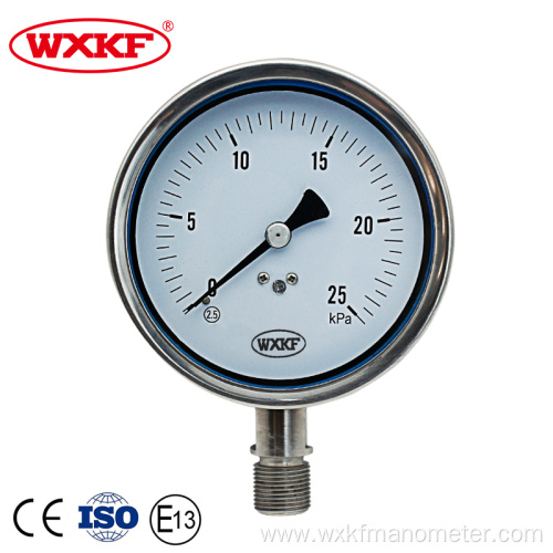 60 psi liquid filled pressure gauges